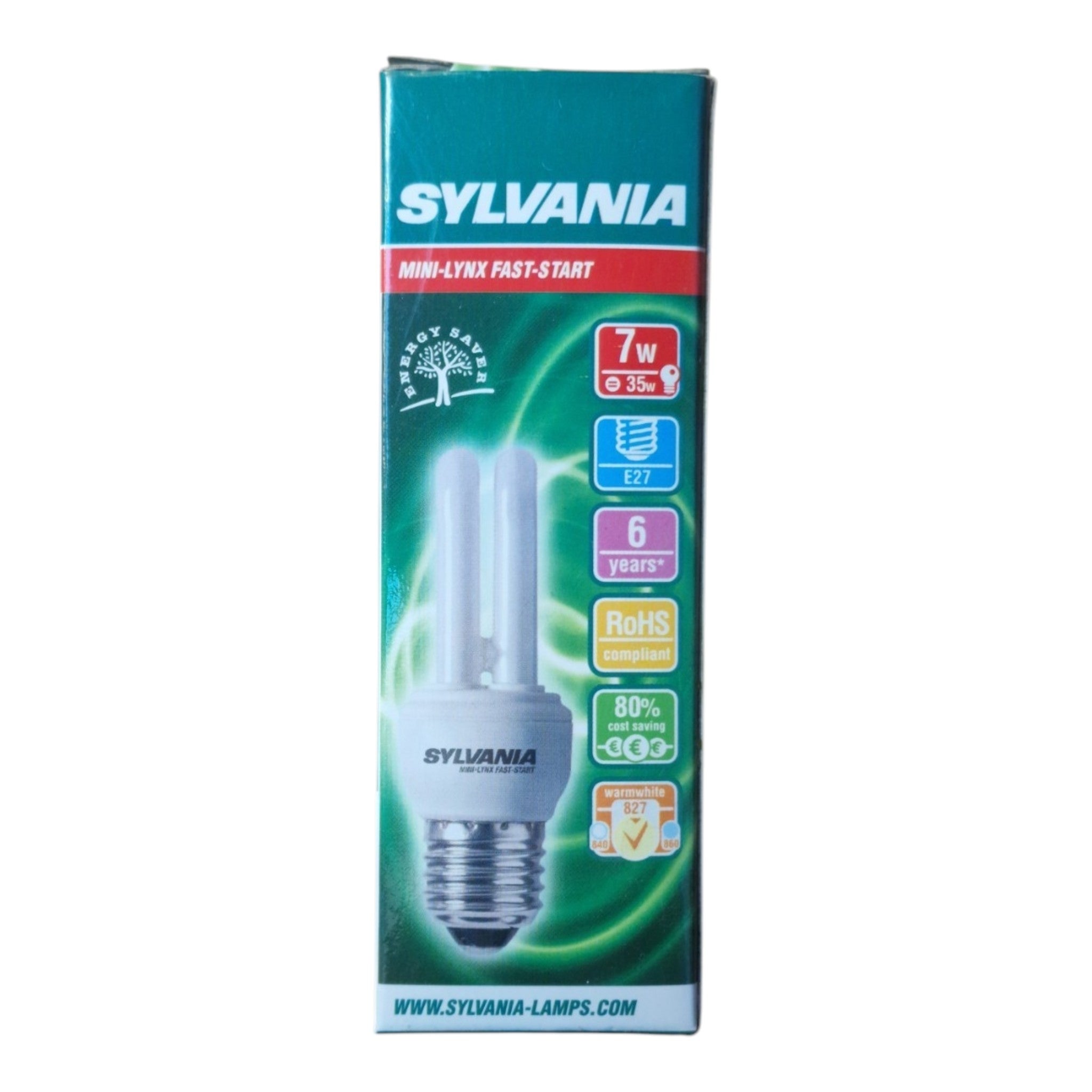 Sylvania E27 7W 325lm spaarlamp