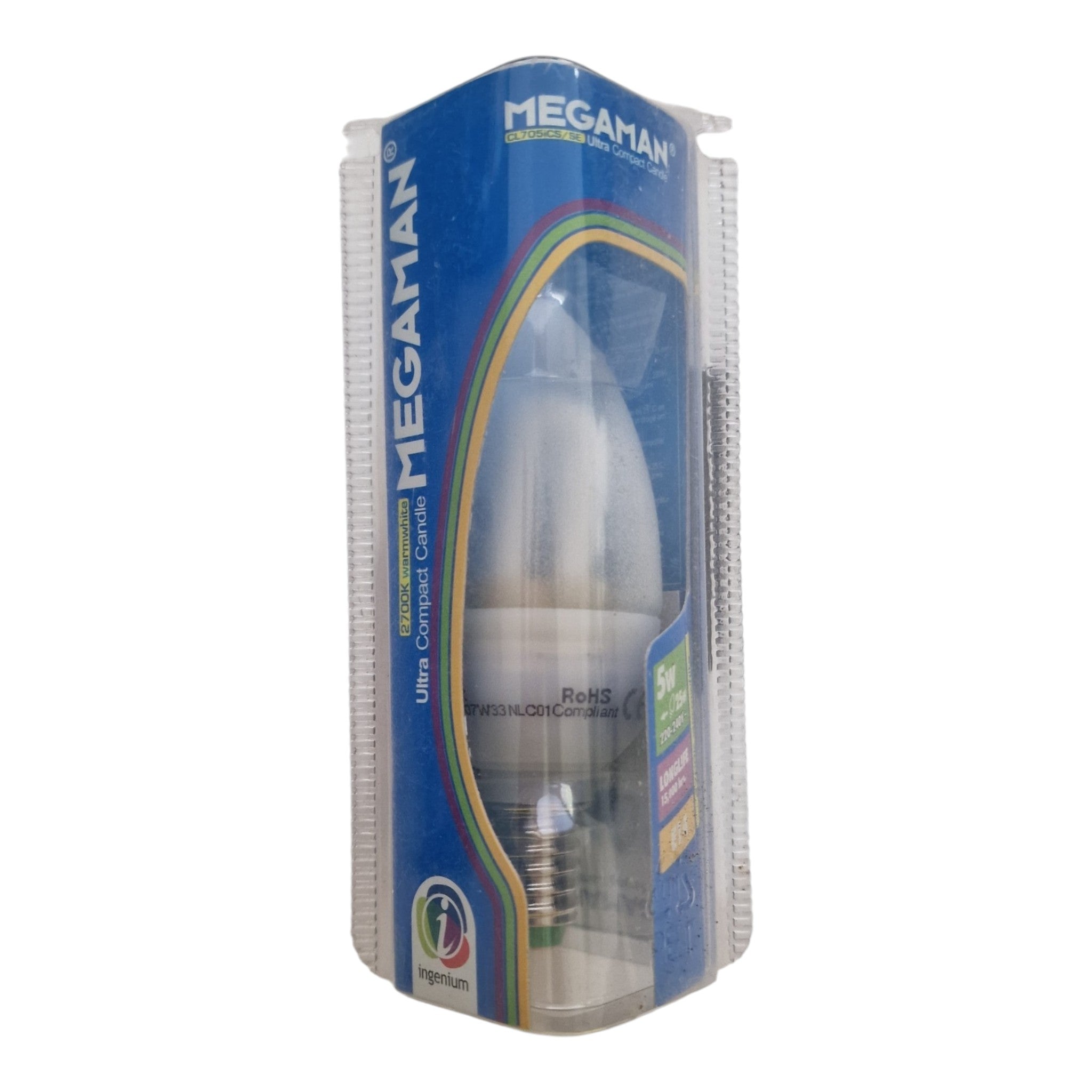 Megaman E14 CL705iCS Ultra Compact kaars spaarlamp 5W 2700K