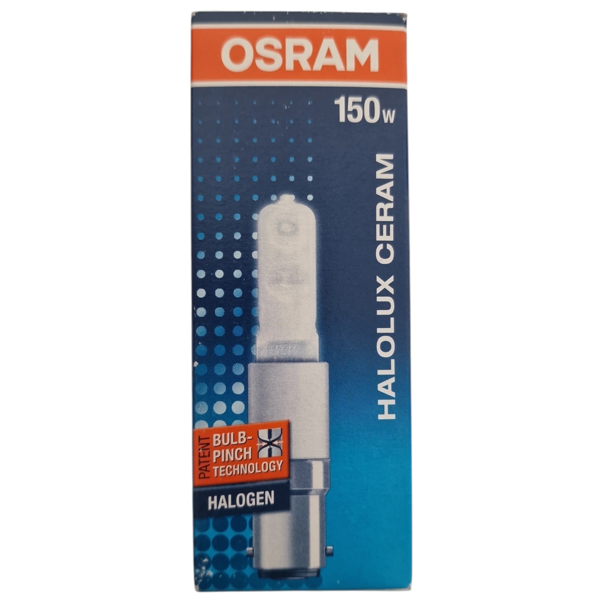 Osram B15D 64471 AM Halolux Ceram 150W mat