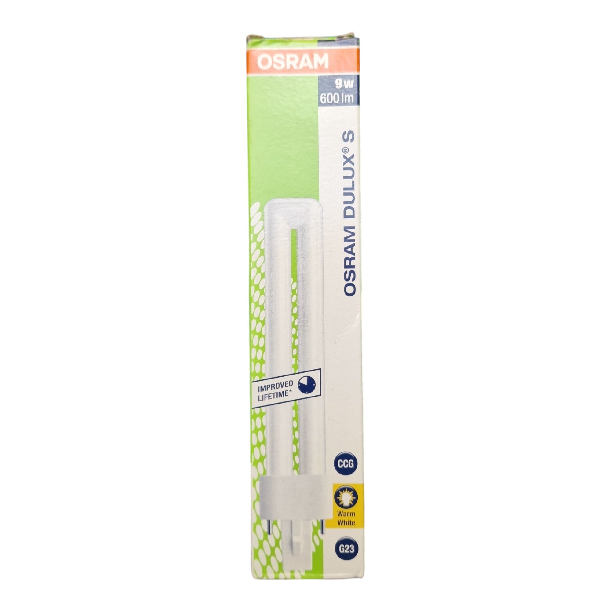 Osram G23 Dulux S 9W 830 Warmweiß 2-Pin Energiesparlampe B-Qualität 