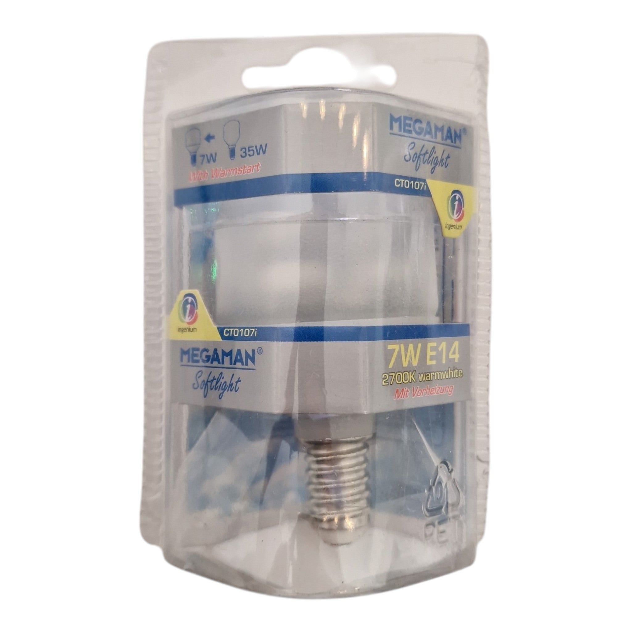 Megaman E14 CT0107i Softlight Spaarlamp 7W 2700K