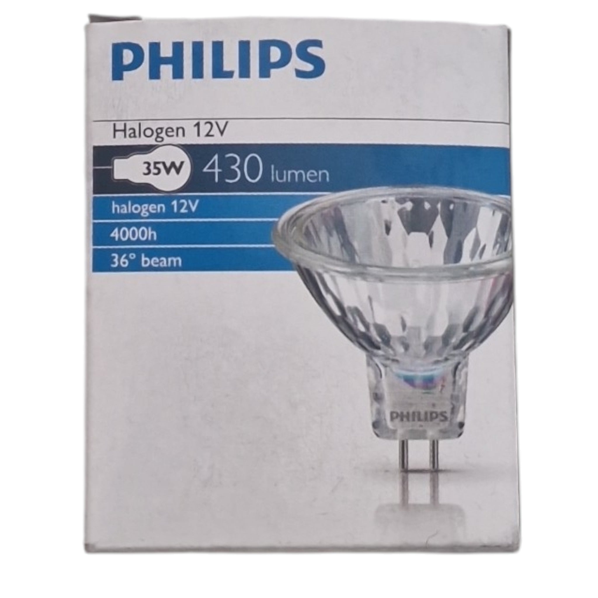 Philips GU5.3 35W 12v 430lm halogeen spot 36º