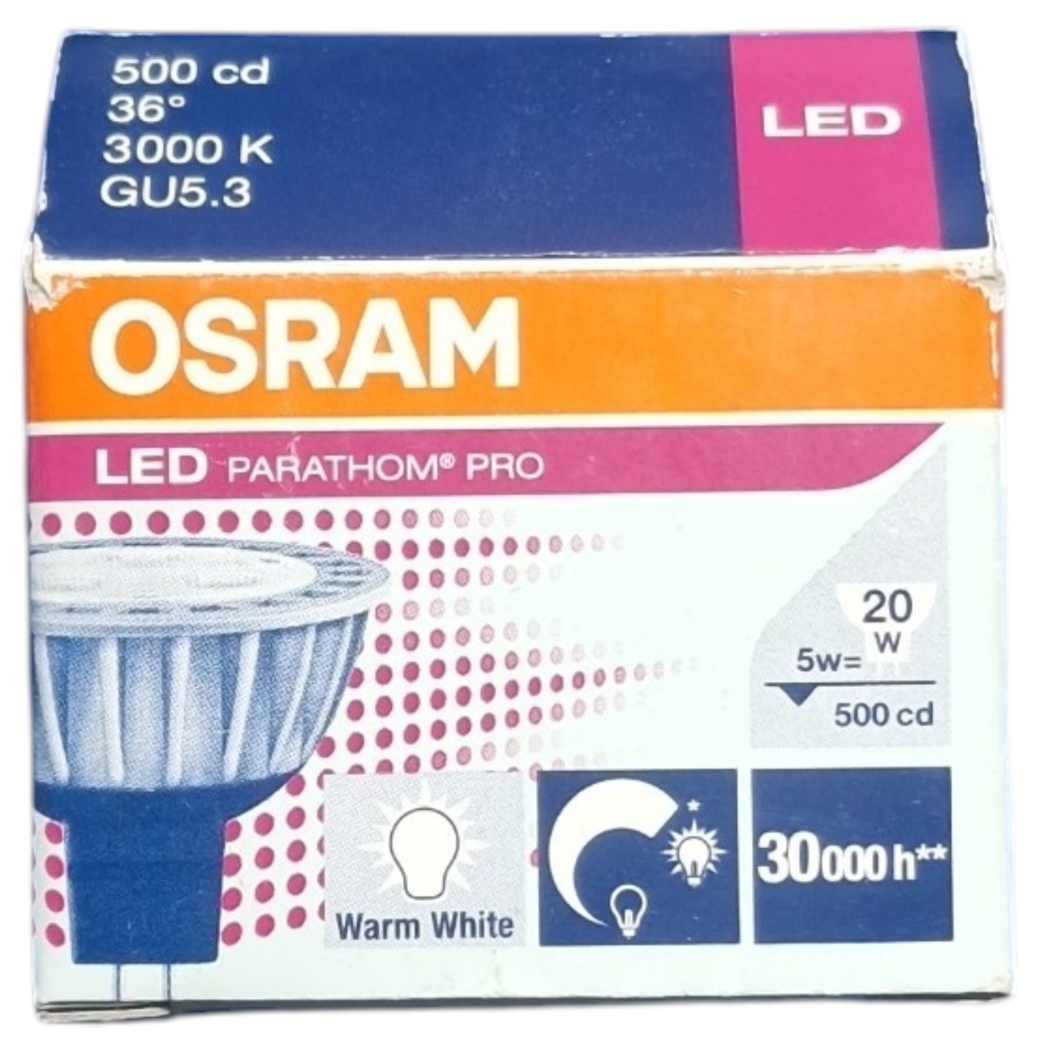 Osram PARATHOM PRO MR16 20 Advanced 5W 3000K 36°