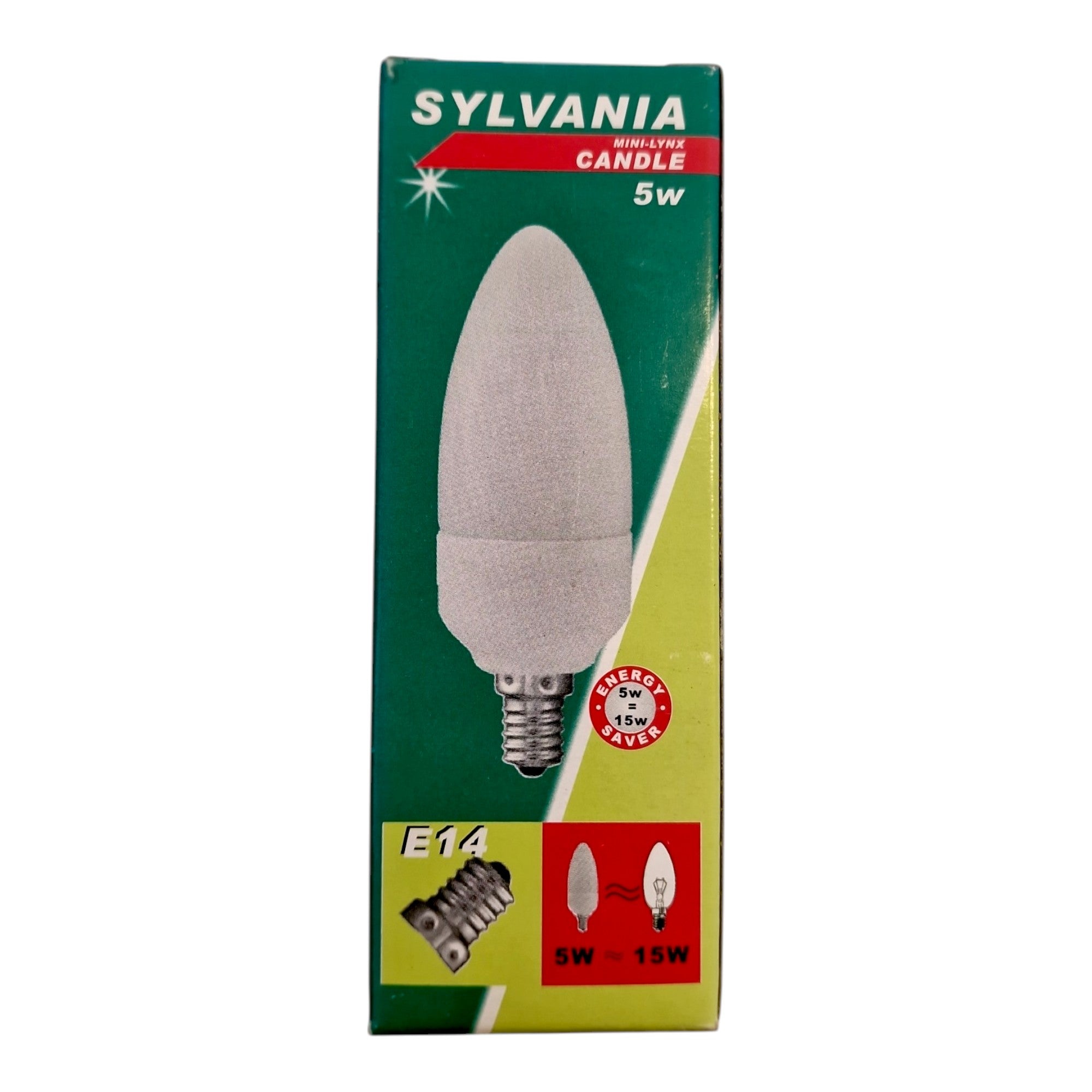 Sylvania E14 Mini-Lynx Kerzen-Energiesparlampe 5W 125lm