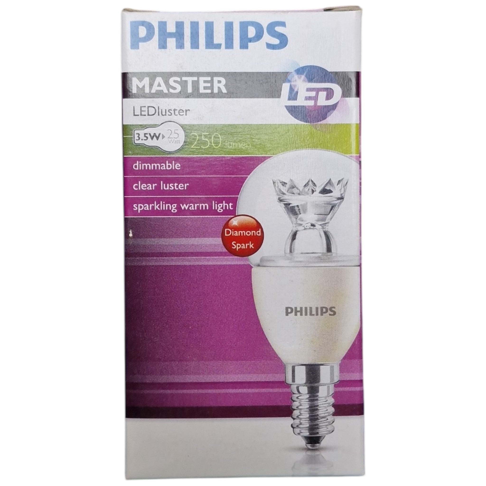 Philips E14 LEDluster 3.5W 250lm Dimbaar