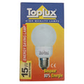 Ampoule fluocompacte TopLux E27 15W grand modèle