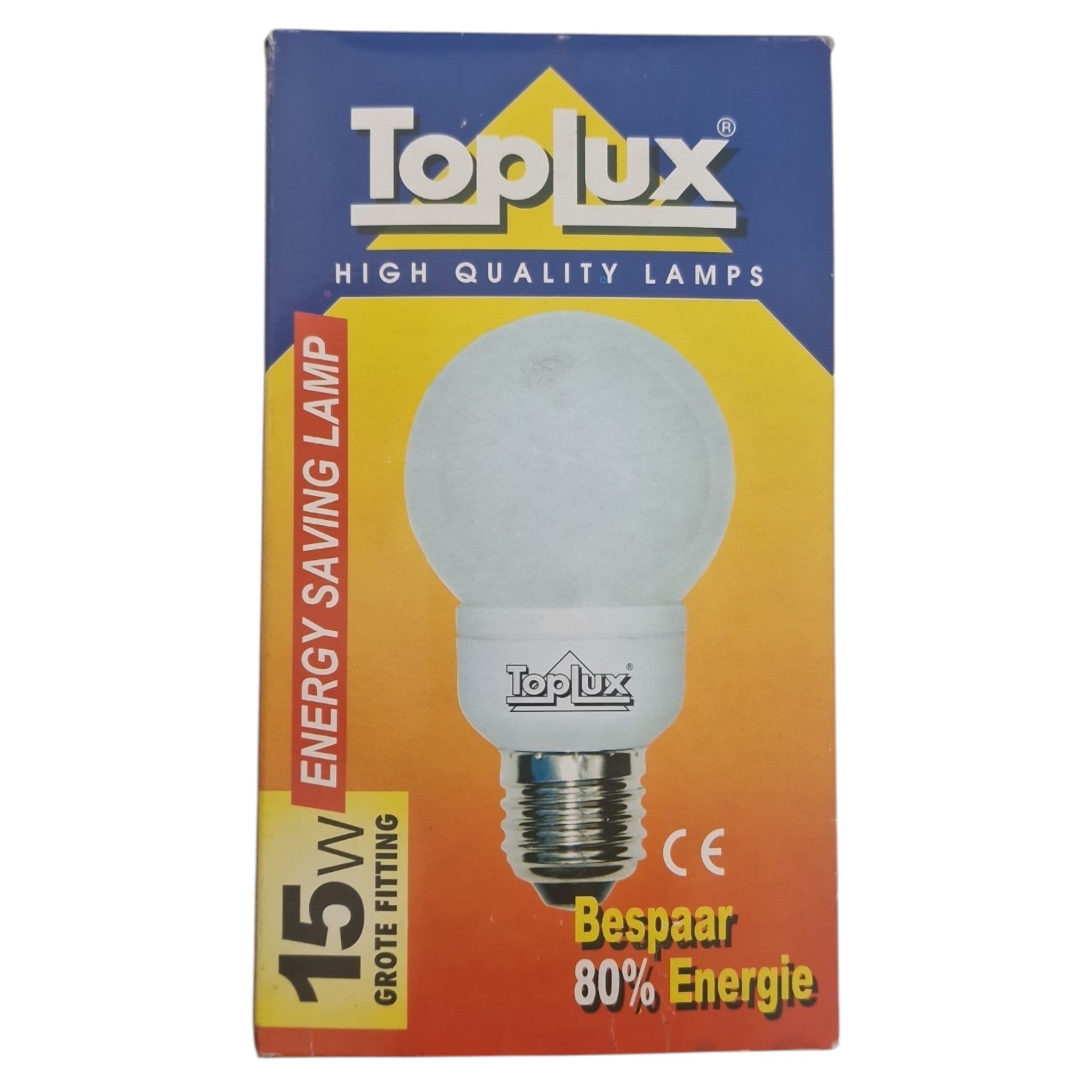 Ampoule fluocompacte TopLux E27 15W grand modèle