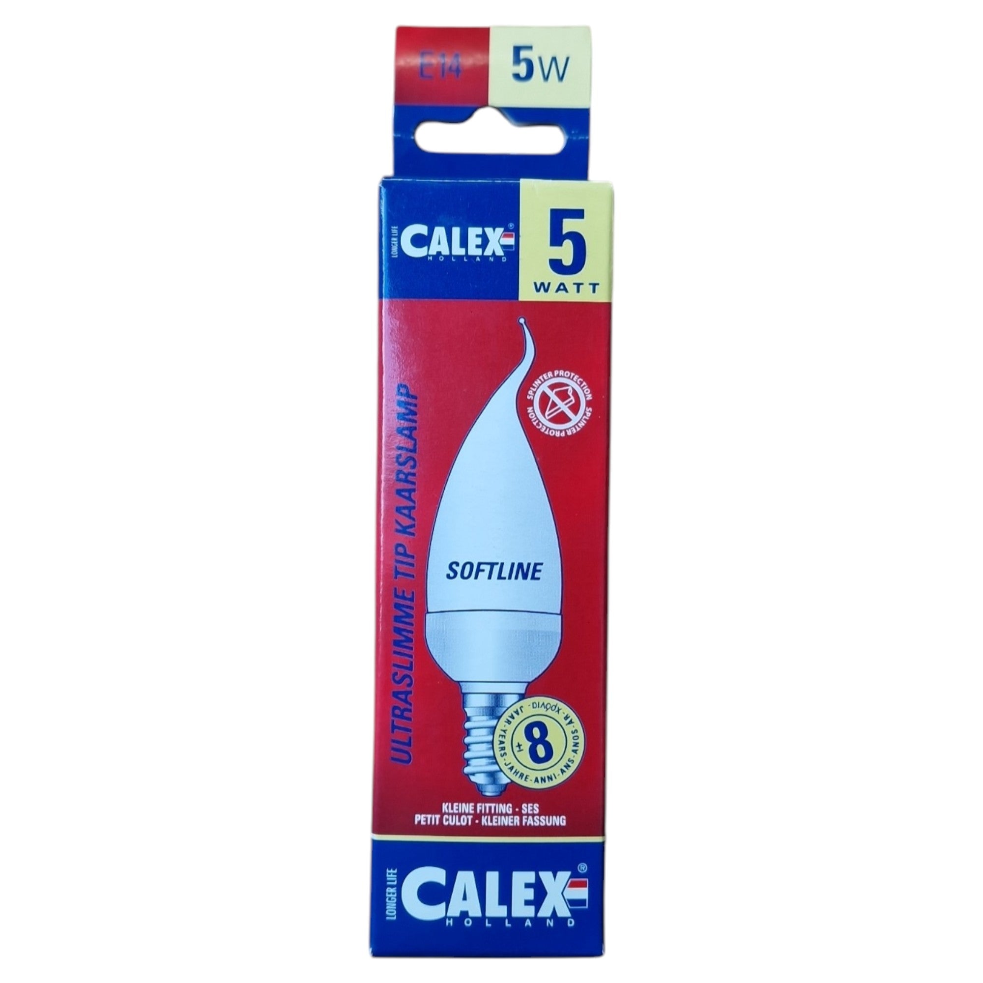 Calex E14 Ampoule flamme à économie d'énergie 5W 150lm