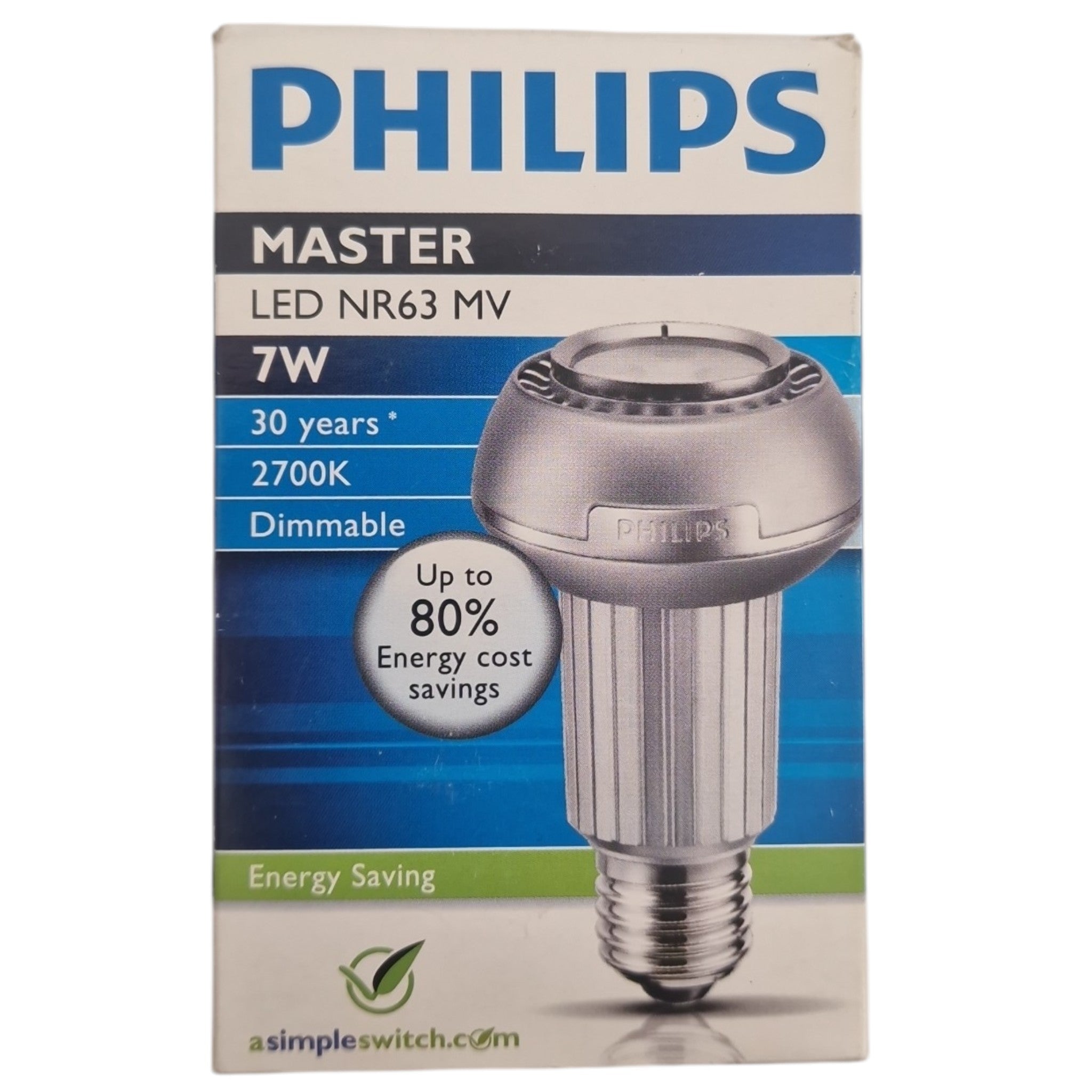 Philips E27 MASTER LED NR63 MV 7W Dimbaar 2700K