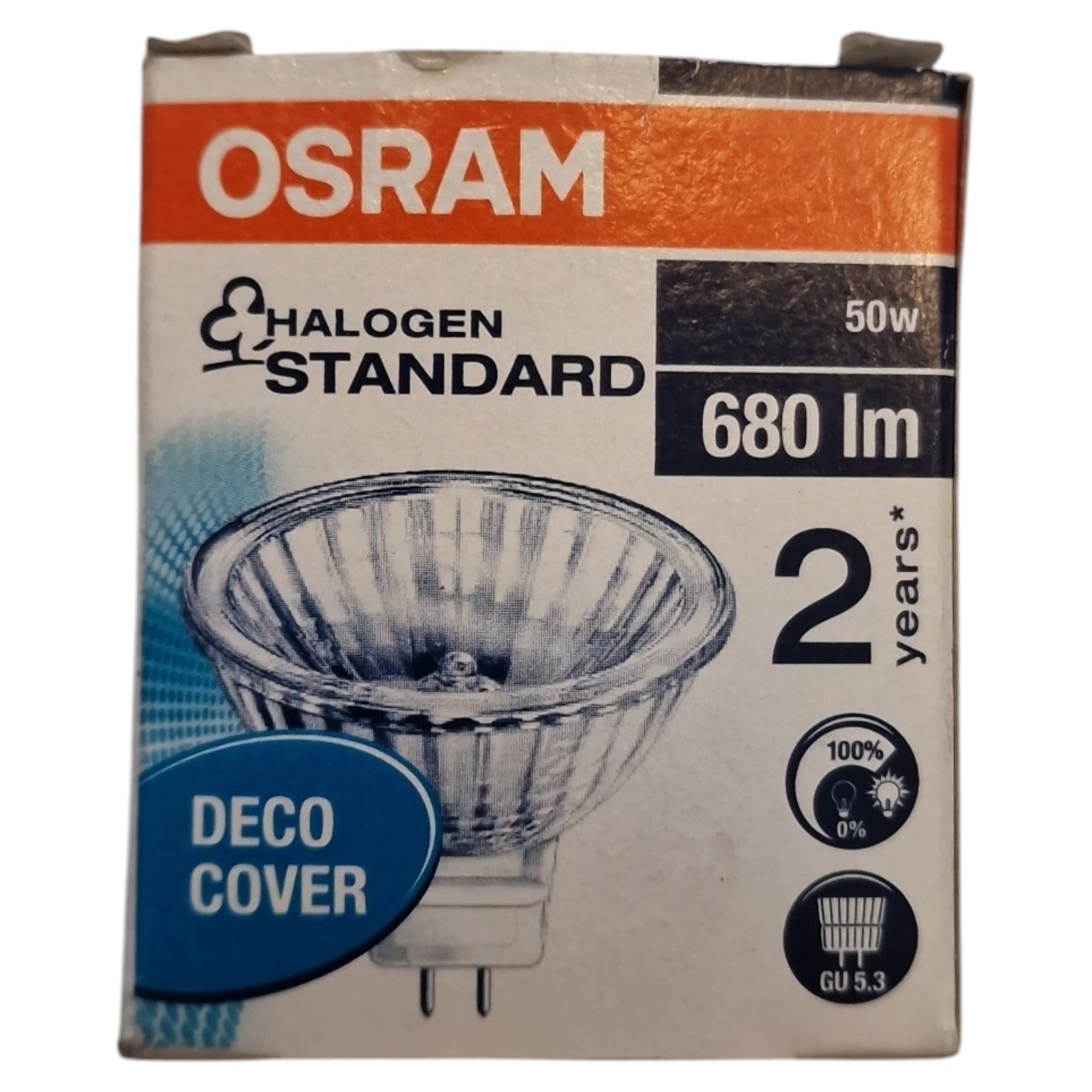 Osram GU5.3 44870 DecoStar 51S 50W 12V WFL 38º halogeen spot