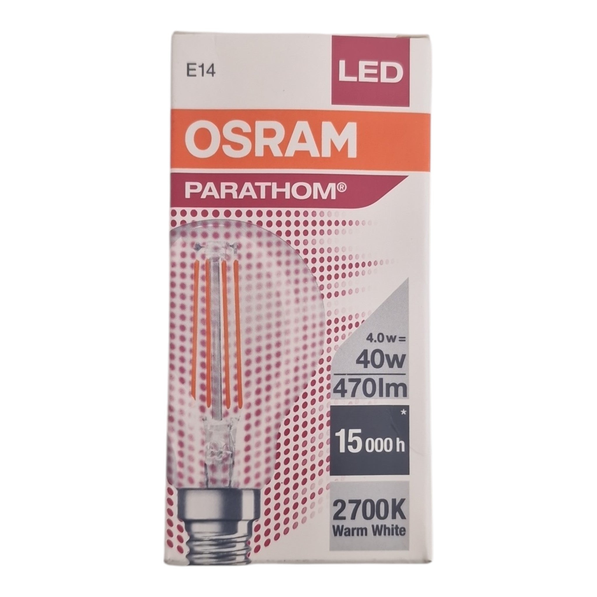 Osram E14 Parathom classic P 40 LED Kogel Filament Helder 4W 470lm