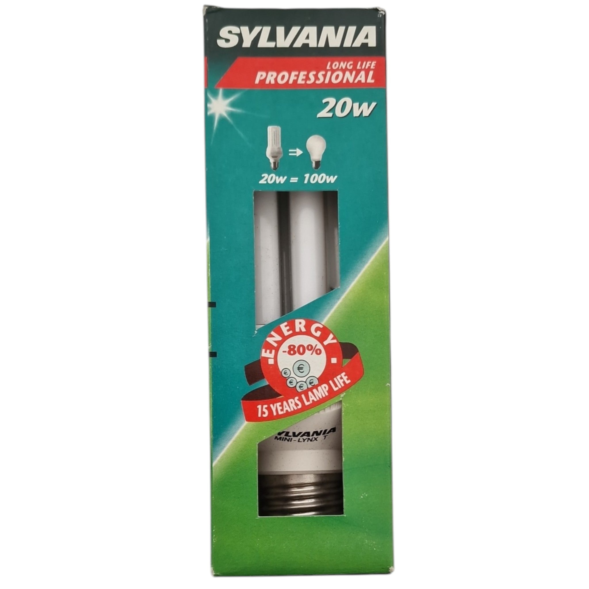 Lampe fluocompacte Sylvania E27 longue durée 20W