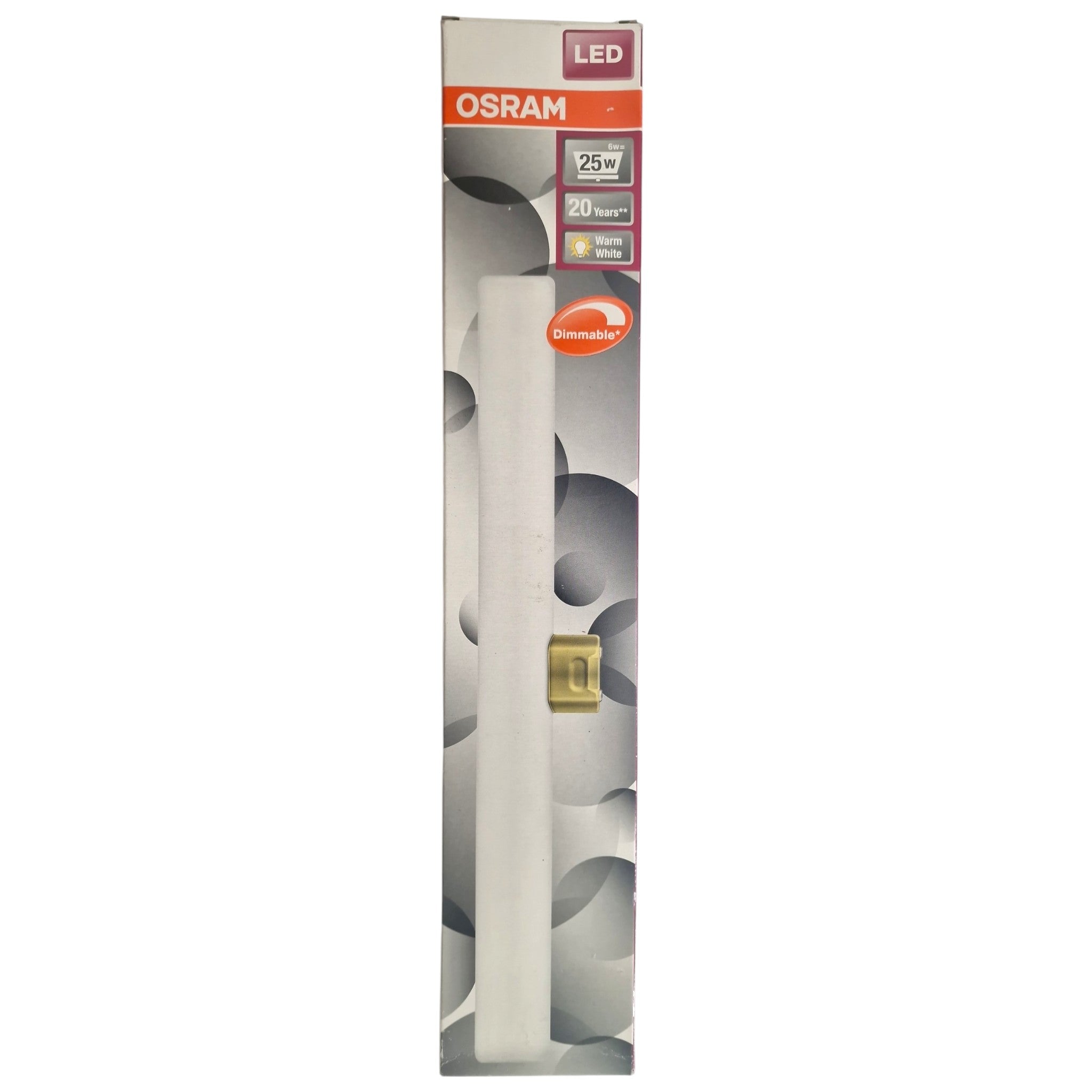 Osram S14d LEDinestra advanced frosted 6W 2700k 250lm