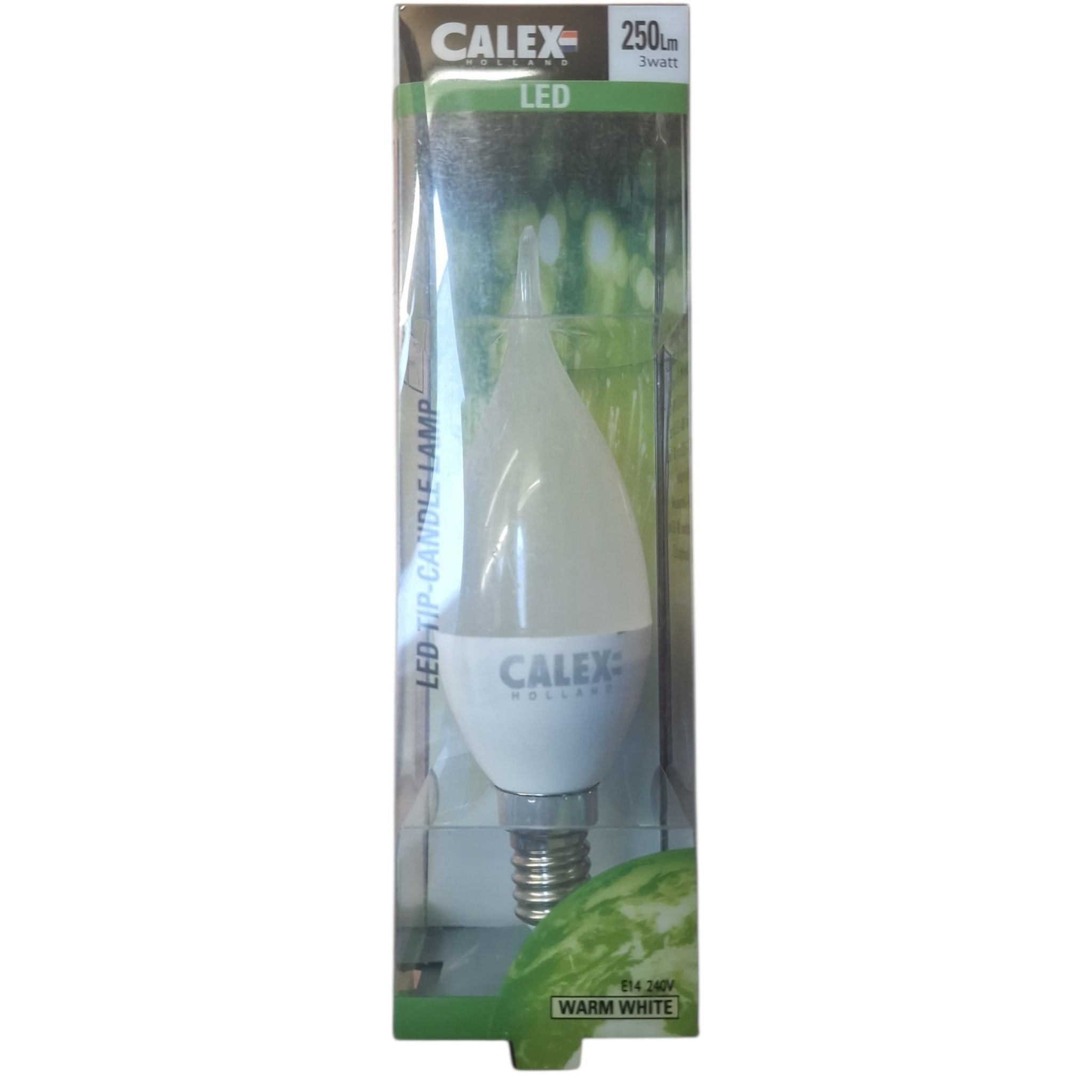 Calex E14 LED Ampoule flamme coup de vent 240V 3W économie d'énergie
